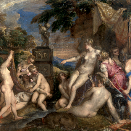 Titian's Diana and Actaeon fine art