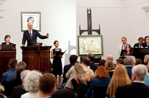 Lord Poltimore at Russian Art Week. Photo courtesy of Sotheby’s