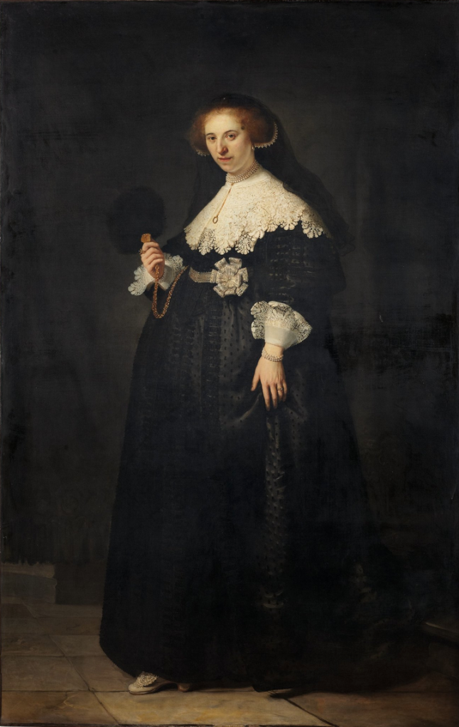 Rembrandt's Portrait of Oopjen Coppit, 1634.