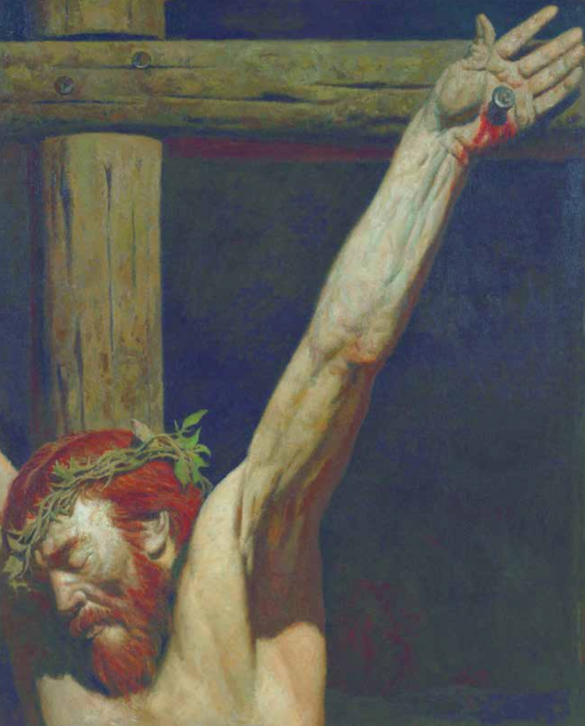 Geli Korzhev, Christ on the Cross, 1989.