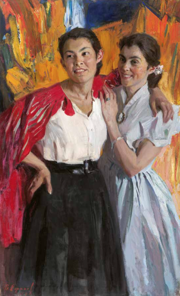 Vasily Yefanov, At the Festival, 1957.
