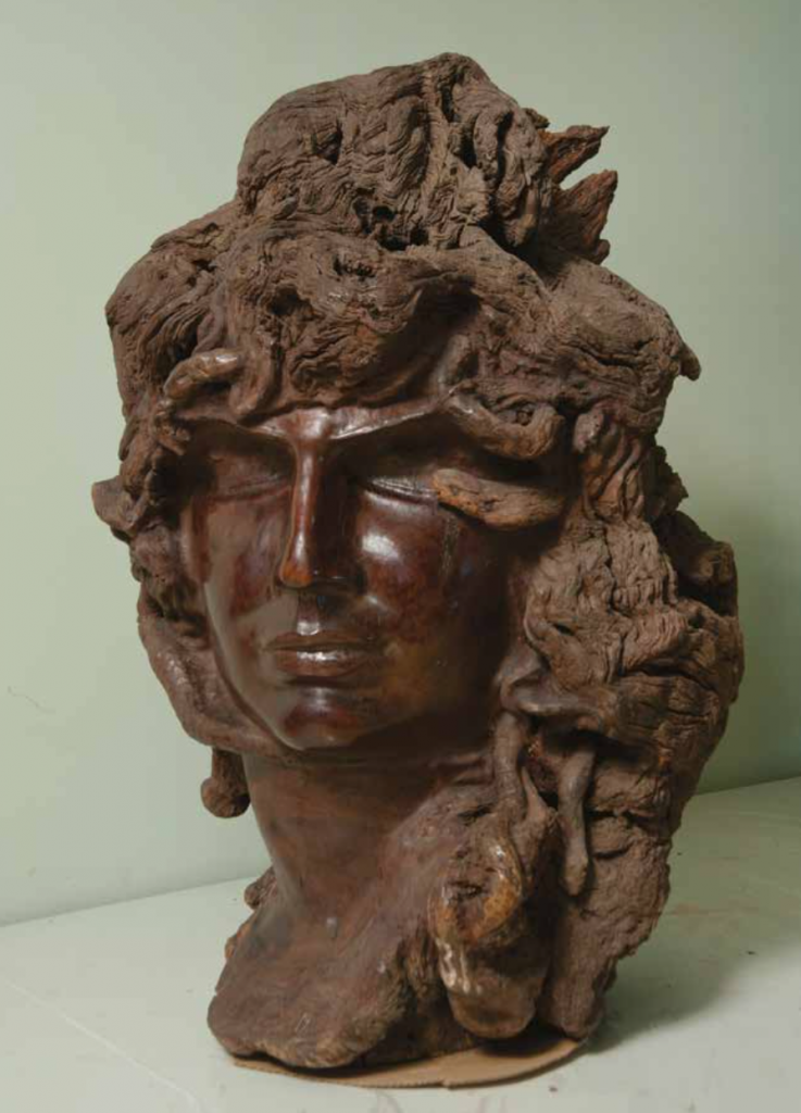 Stepan Erzia, Medusa, wood, 1938.