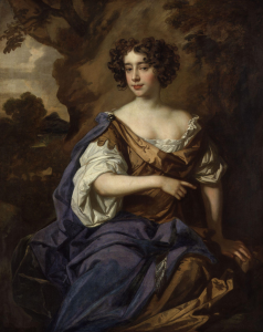 Catherine Sedley, later Countess of Dorchester, Mistress of James II, and Restoration wit and libertine, by Sir Peter Lely in 1675.