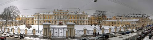The Vorontsov Palace in St Petersburg in the winter of 2012