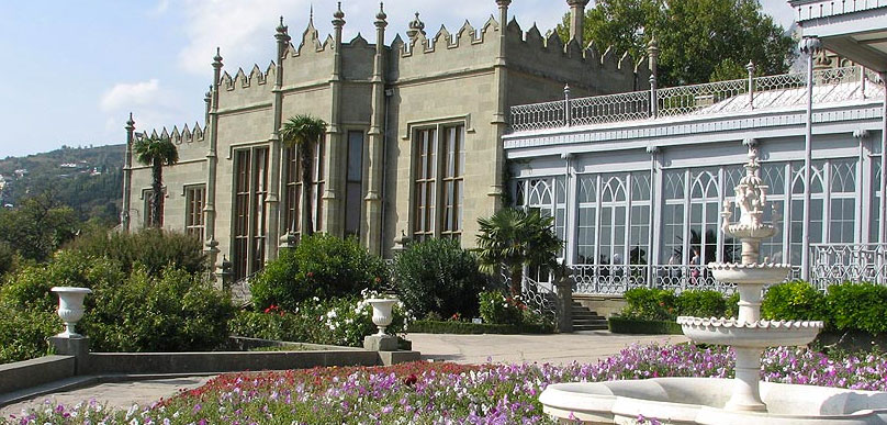 Alupka Palace near Yalta on the Black Sea