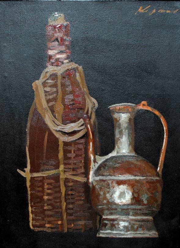 Still Life with Flask