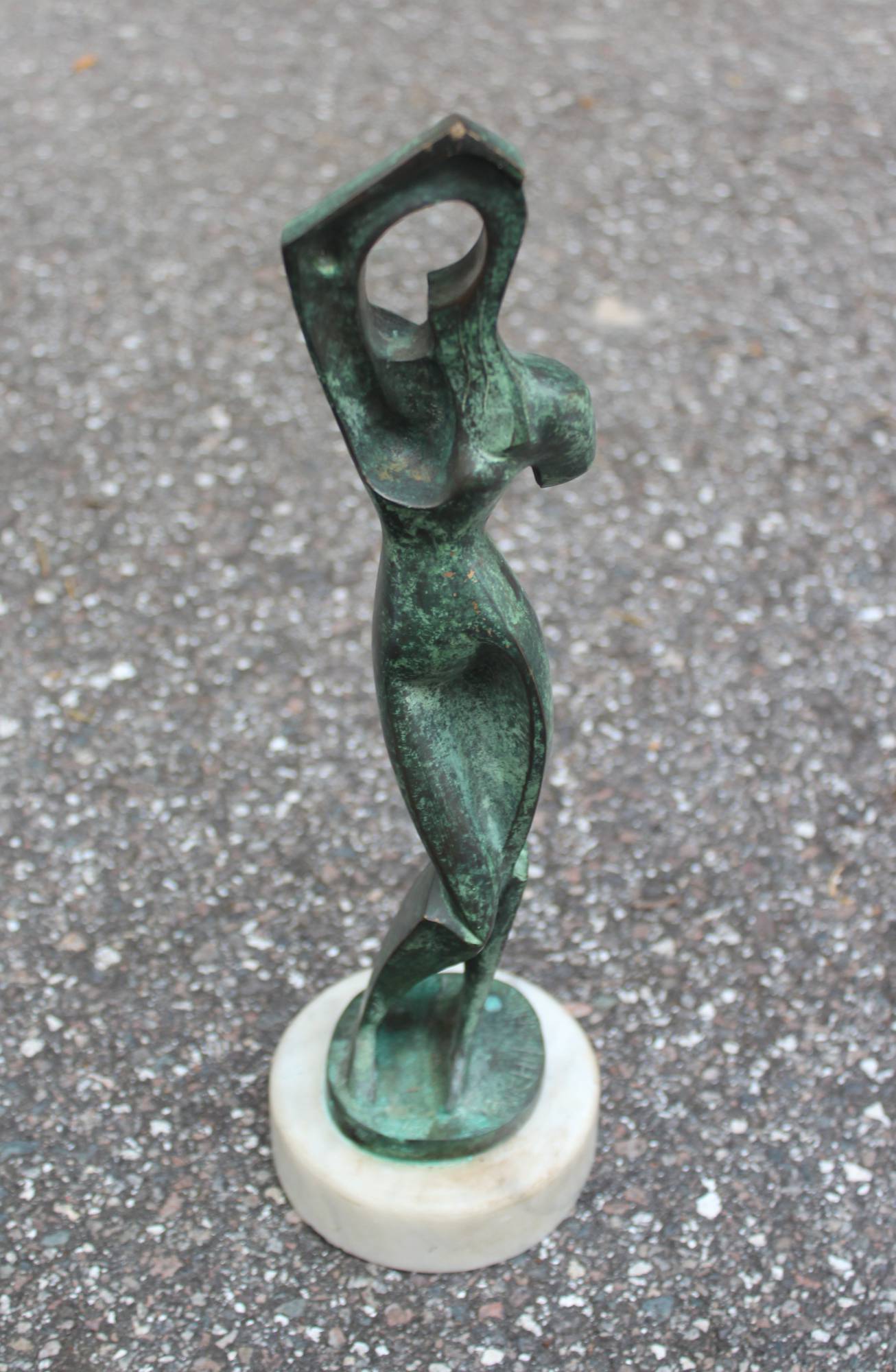 Woman Combing her hair