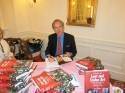 Ivan Lindsay signing books in Washinton DC