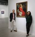 Ivan Lindsay and Rena Lavery at the Art Russe Soviet Art exhibition in Abu Dhabi