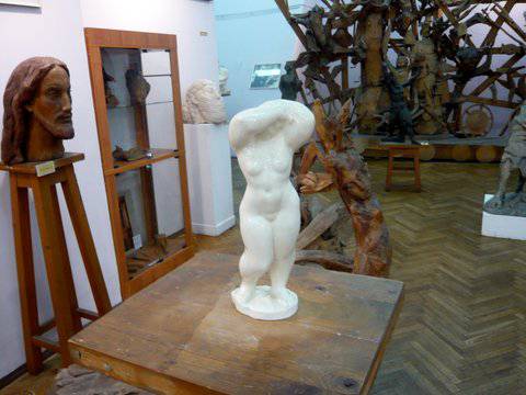 Konenkov Russia porcelain in museum 